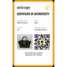 Load image into Gallery viewer, Authentic Prada Black green leather
