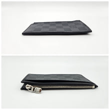 Load image into Gallery viewer, Authentic Damier Graphite Coin Card Holder
