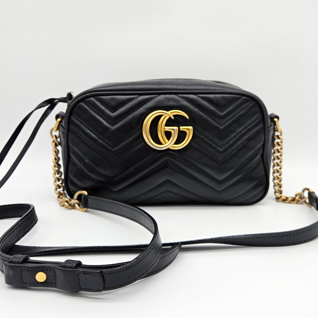 Authentic G G Marmont Shoulder Bag