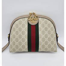 Load image into Gallery viewer, Authentic G G Ophidia Shoulder Bag Beige
