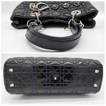 Load image into Gallery viewer, Authentic LadyDior Small Tote Bag Patent leather

