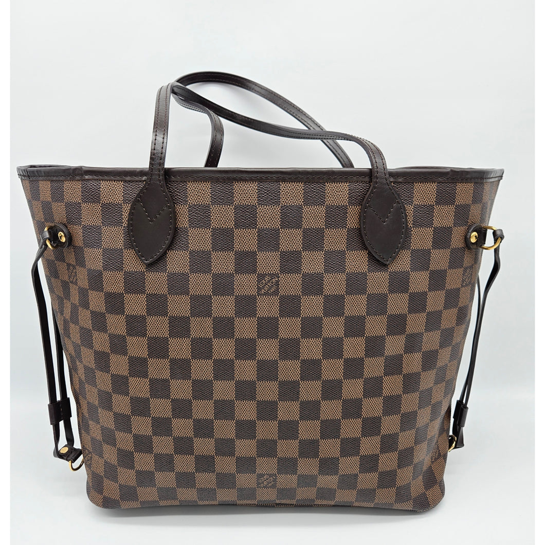 Authentic Damier Ebene Neverfull MM