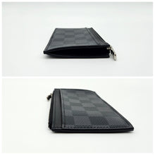 Load image into Gallery viewer, Authentic Damier Graphite Coin Card Holder
