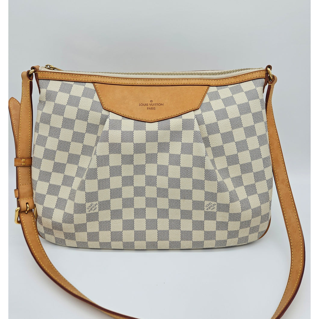 Authentic Damier Azur Siracusa MM