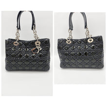 Load image into Gallery viewer, Authentic LadyDior Small Tote Bag Patent leather
