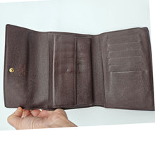 Load image into Gallery viewer, Authentic Damier Ebene Porte Tresor Etui Papier Wallet
