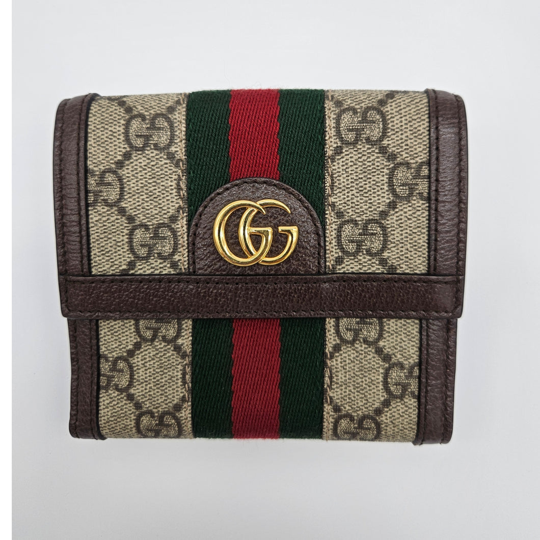 Authentic G G Ophidia Double Hook Wallet