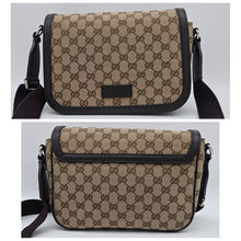 Load image into Gallery viewer, Authentic G G Canvas Shoulder Bag
