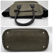 Load image into Gallery viewer, Authentic Prada Black green leather
