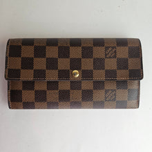 Load image into Gallery viewer, Authentic Damier Ebene Sarah Wallet
