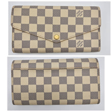 Load image into Gallery viewer, Authentic Damier Azur Sarah Wallet
