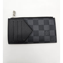 Load image into Gallery viewer, Authentic Damier Graphite Coin Card Holder
