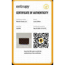 Load image into Gallery viewer, Authentic Damier Ebene Porte Monnaie Tresor
