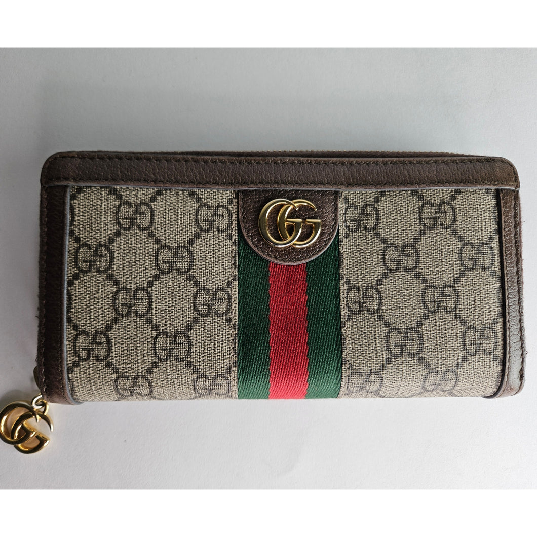 Authentic G G Ophidia Long Wallet