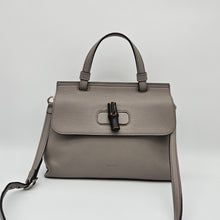 Load image into Gallery viewer, Authentic G G Bamboo Top Handle leather
