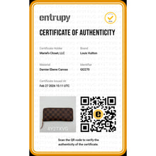 Load image into Gallery viewer, Authentic Damier Ebene Clemence Wallet
