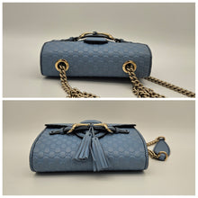 Load image into Gallery viewer, Authentic G G Emily Shoulder Bag Blue
