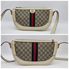 Load image into Gallery viewer, Authentic G G Ophidia Supreme Shoulder Bag off white
