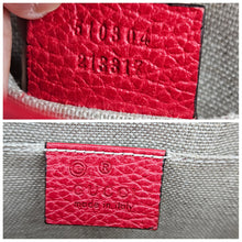 Load image into Gallery viewer, Authentic G G Interlocking G Shoulder Bag Red
