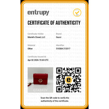Load image into Gallery viewer, Authentic G G Interlocking G Shoulder Bag Red
