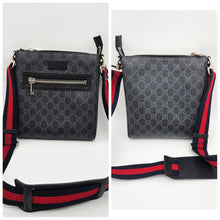 Load image into Gallery viewer, Authentic G G Supreme Ophidia Shoulder Bag Black

