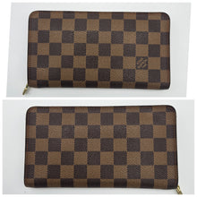 Load image into Gallery viewer, Authentic Damier Ebene Zippy Wallet vintage
