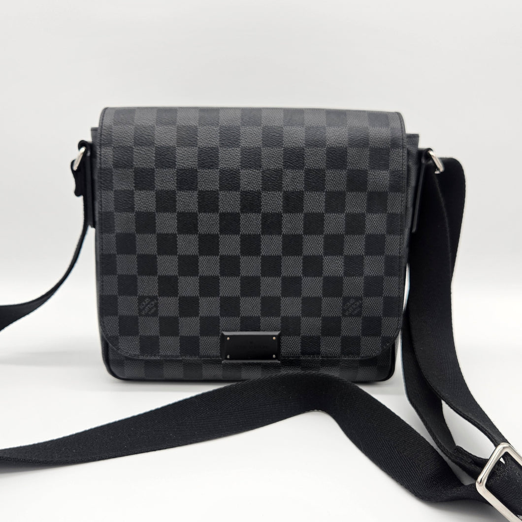Authentic Damier Graphite District PM