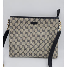 Load image into Gallery viewer, Authentic G G Supreme Navy Blue Shoulder Bag
