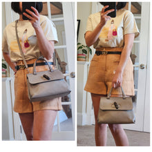 Load image into Gallery viewer, Authentic G G Bamboo Top Handle leather
