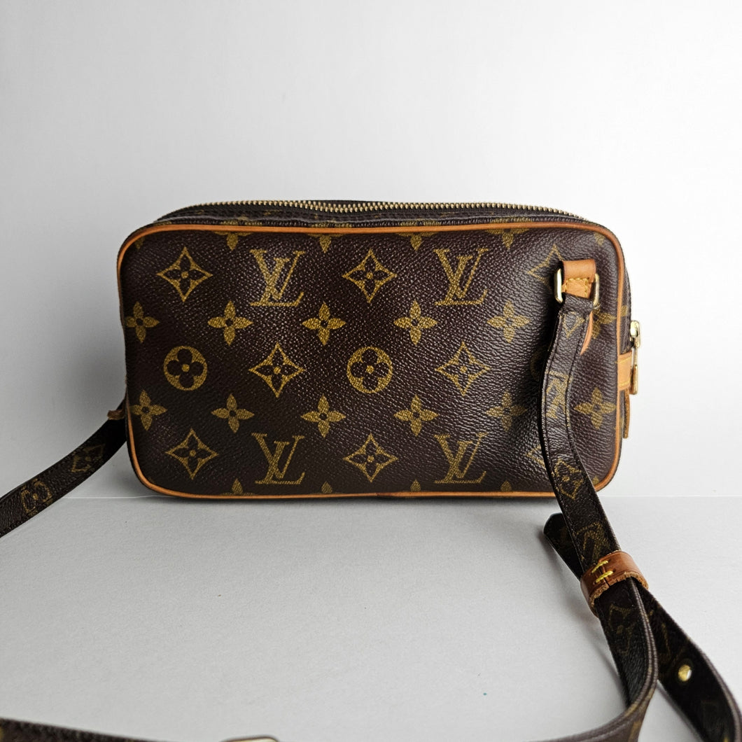 Authentic Pochette Marly Bandouliere