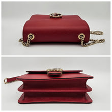 Load image into Gallery viewer, Authentic G G Interlocking G Shoulder Bag Red
