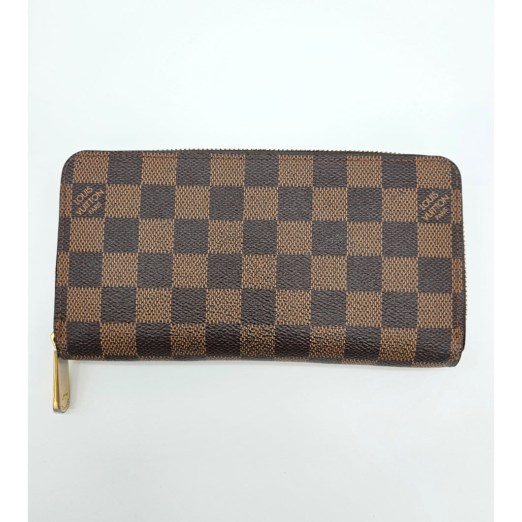 Authentic Damier Ebene Zippy Wallet