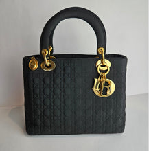 Load image into Gallery viewer, Authentic LadyDior Medium Nylon Black
