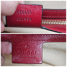 Load image into Gallery viewer, Authentic G G Ophidia Top Handle Suade Navy Blue
