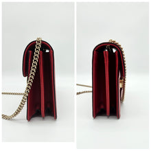 Load image into Gallery viewer, Authentic G G Interlocking G Shoulder Bag Red
