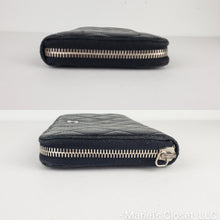Load image into Gallery viewer, Authentic Matelasse Black Lambskin Wallet
